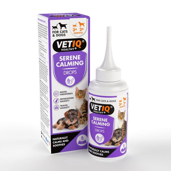 VetIQ Serene Um Calm Drops For Cats and Dogs 100ml