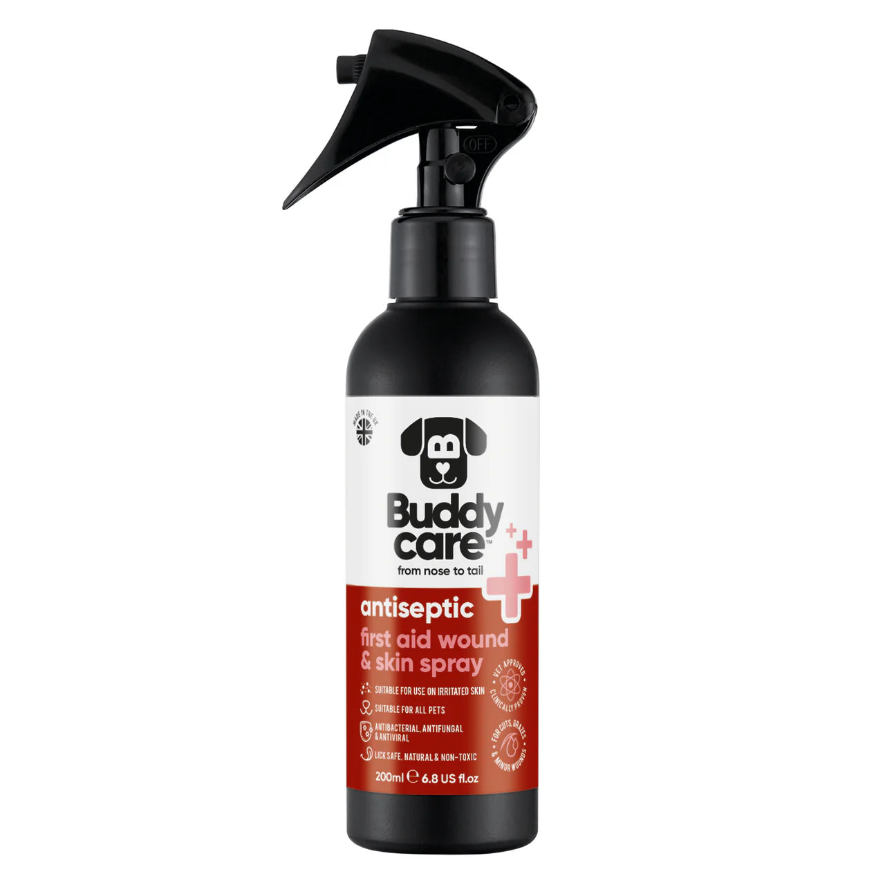 Buddycare Pet Antiseptic First Aid & Wound Spray 200ml