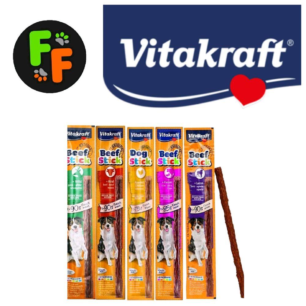 Vitakraft Dog Treat Beef Sticks All Flavours High Meat 90%