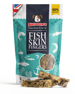 Skippers Dog Treats Fish Skin Fingers 70g