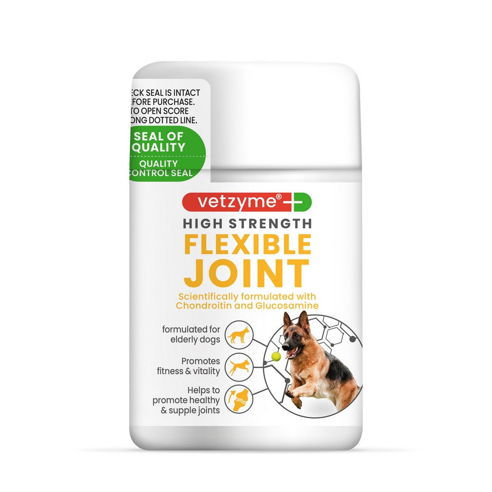 Vetzyme Flexible Joint Oil, Tablets & High Strength