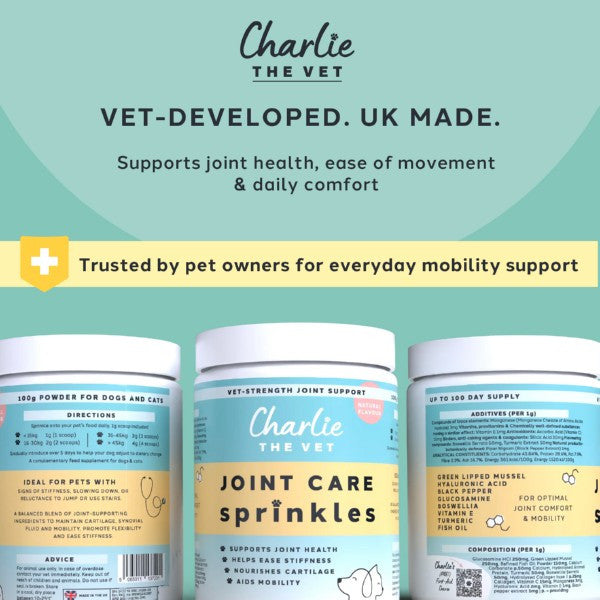 Charlie The Vet Joint Care Sprinkles 100g