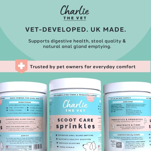 Charlie The Vet Scoot Care Sprinkles 500g