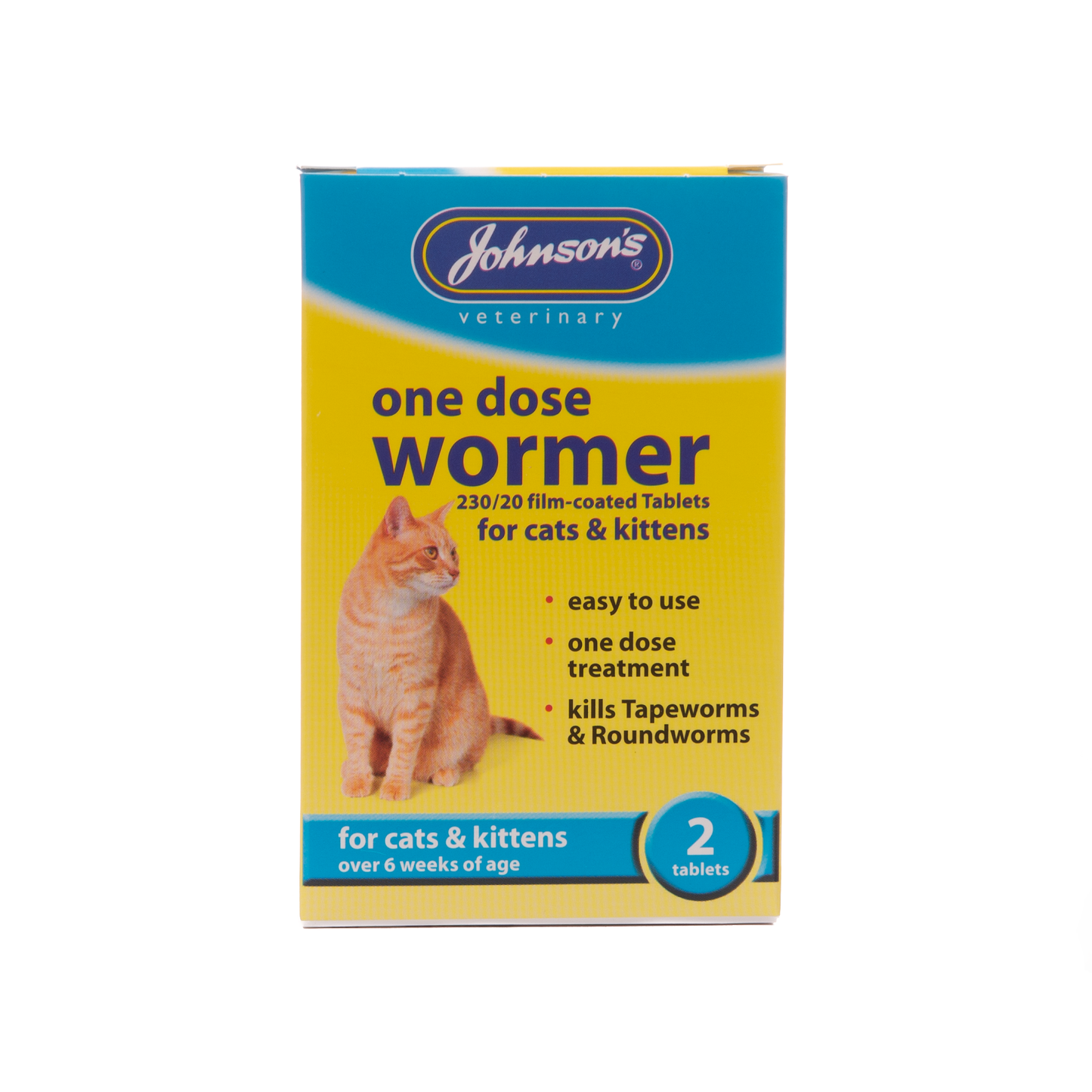Johnson's Vetinary One Dose Wormer Cats and Kittens