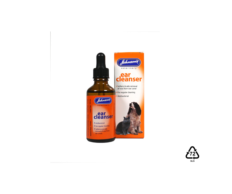 Johnson's Vetinary Ear Cleanser for Dogs & Cats 50ml