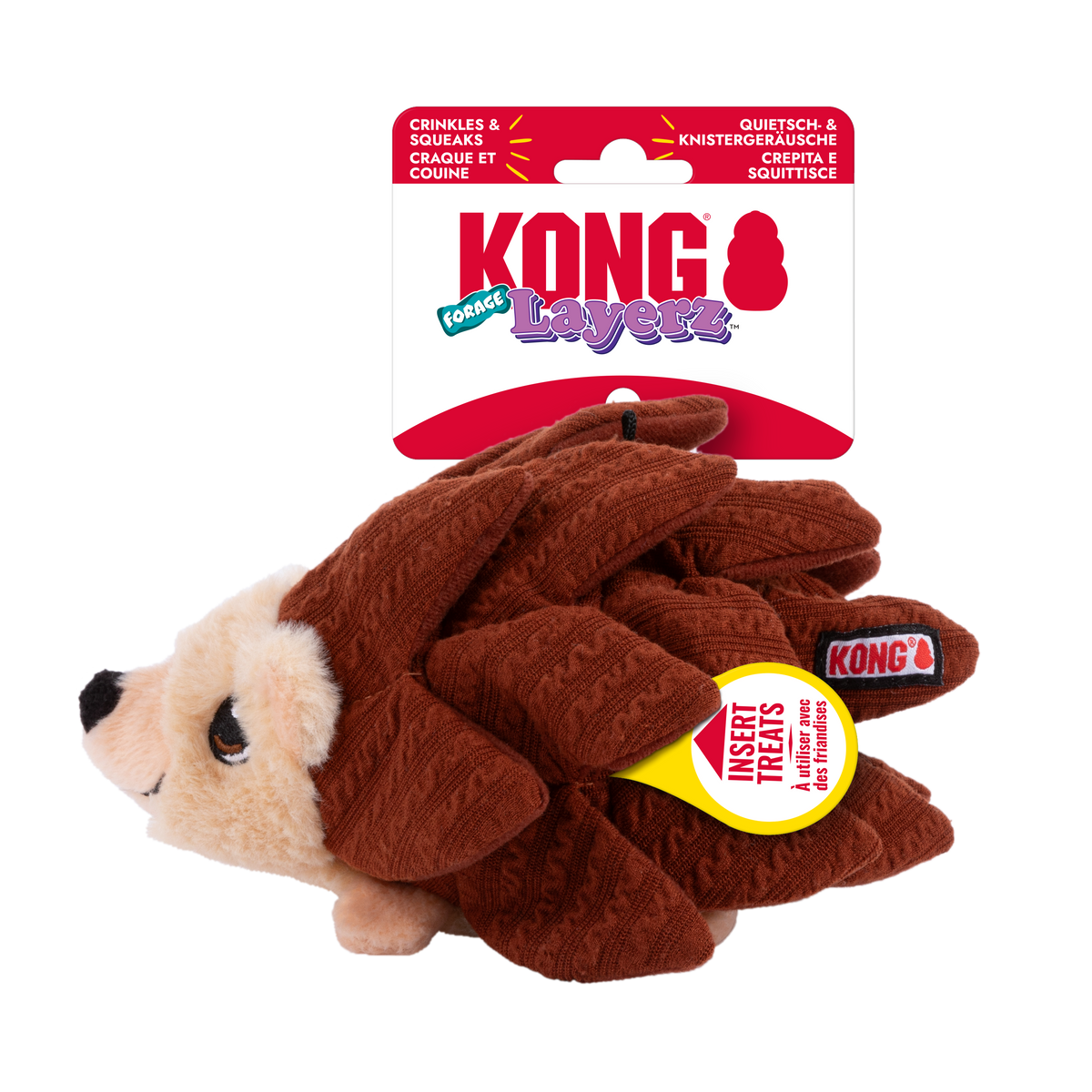 KONG Layerz Forage Hedgehog Medium