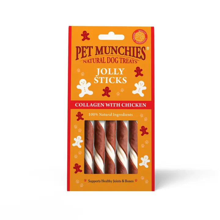 LAUNCHING SOON! Pet Munchies Jolly Sticks Dog Treats