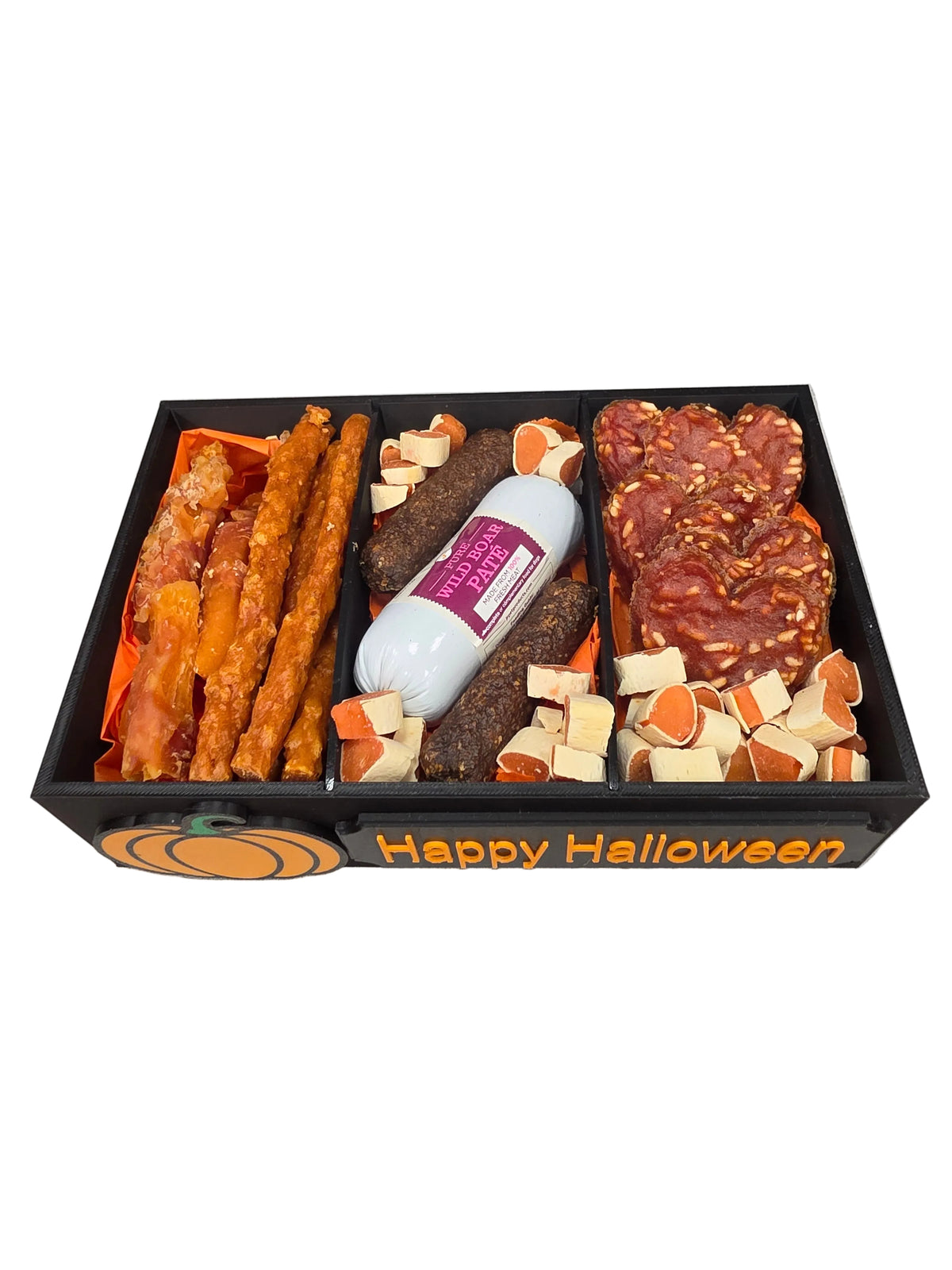 3D Printed Halloween Box filled with Natural Treats