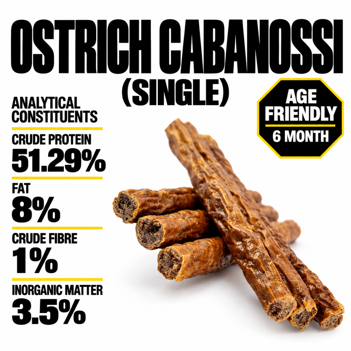 Ostrich Cabanossi (single)