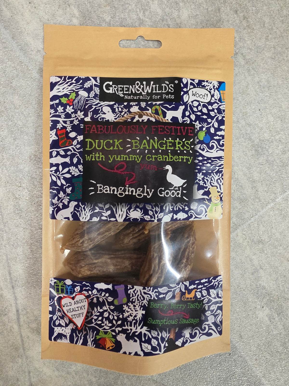 Green & Wilds Dog Treats Christmas Collection