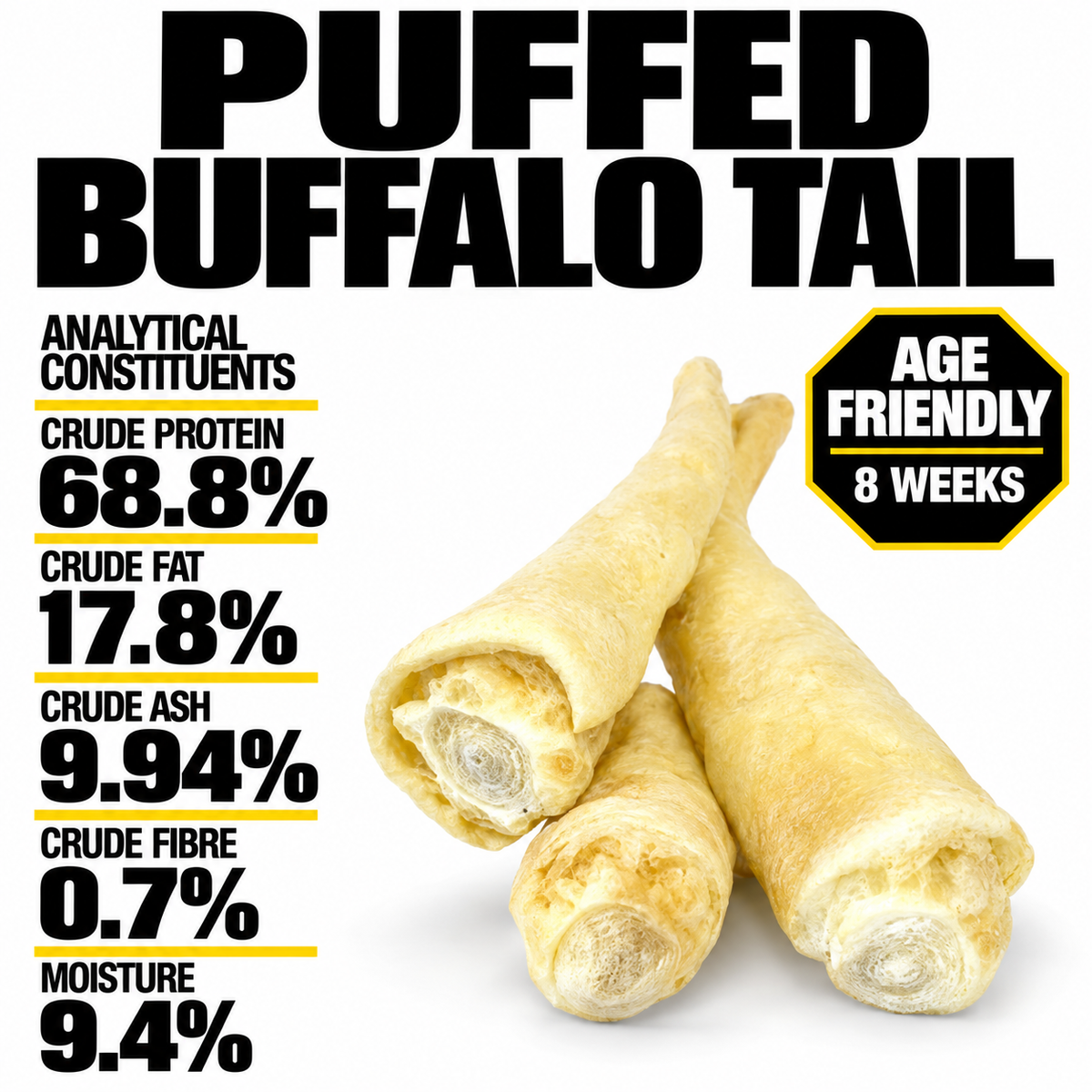 Buffalo Puffed Tail (single)