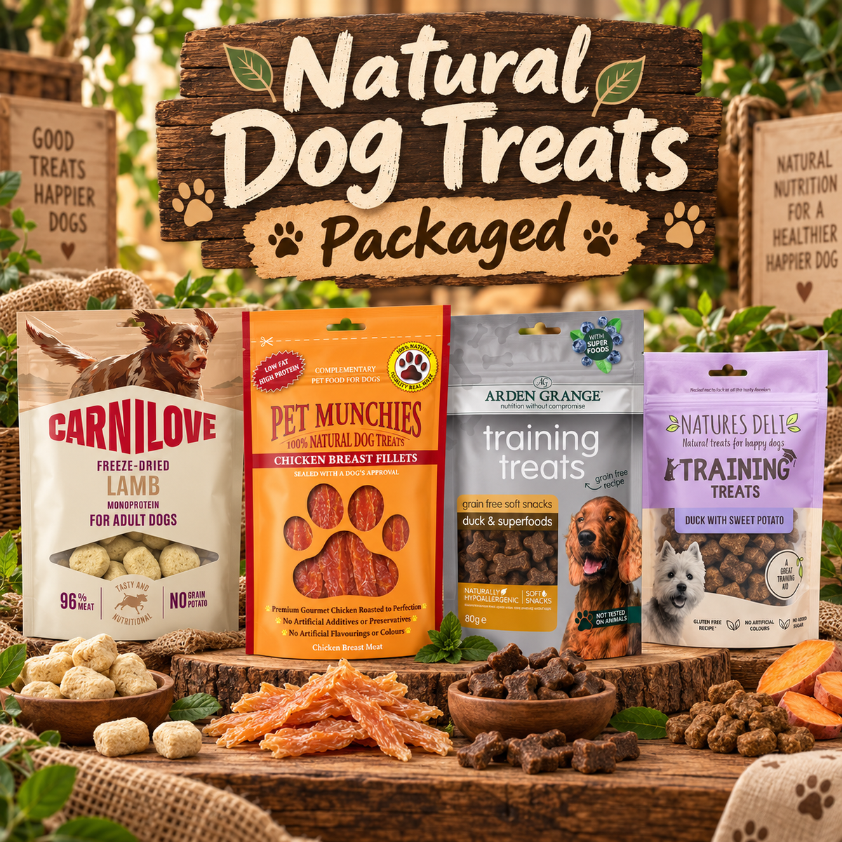 Natural Treats Packaged