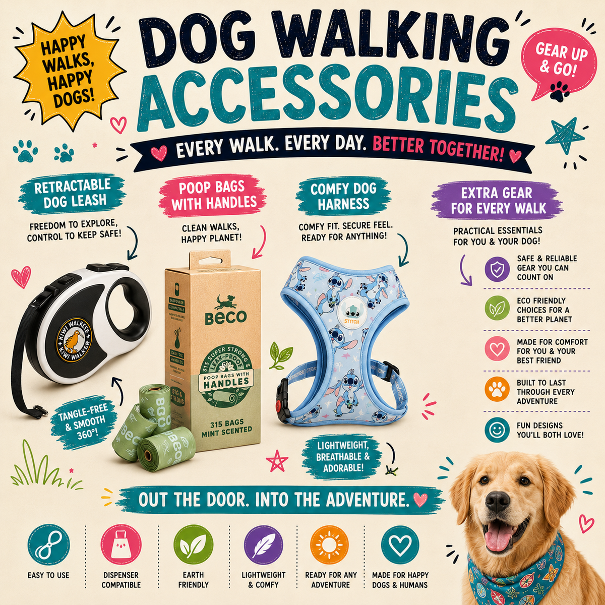 Dog & Cat Walking Accessories