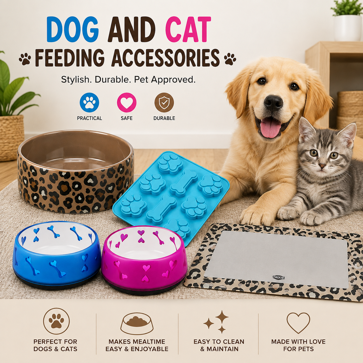 Dog & Cat Feeding Accessories