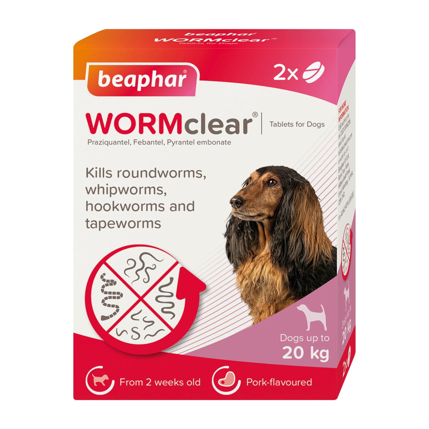 Beaphar Wormclear Worming Tablets for Dogs