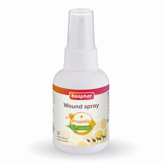 Beaphar Wound Spray for Cats, Dogs, Small Animals & Birds – 75ml