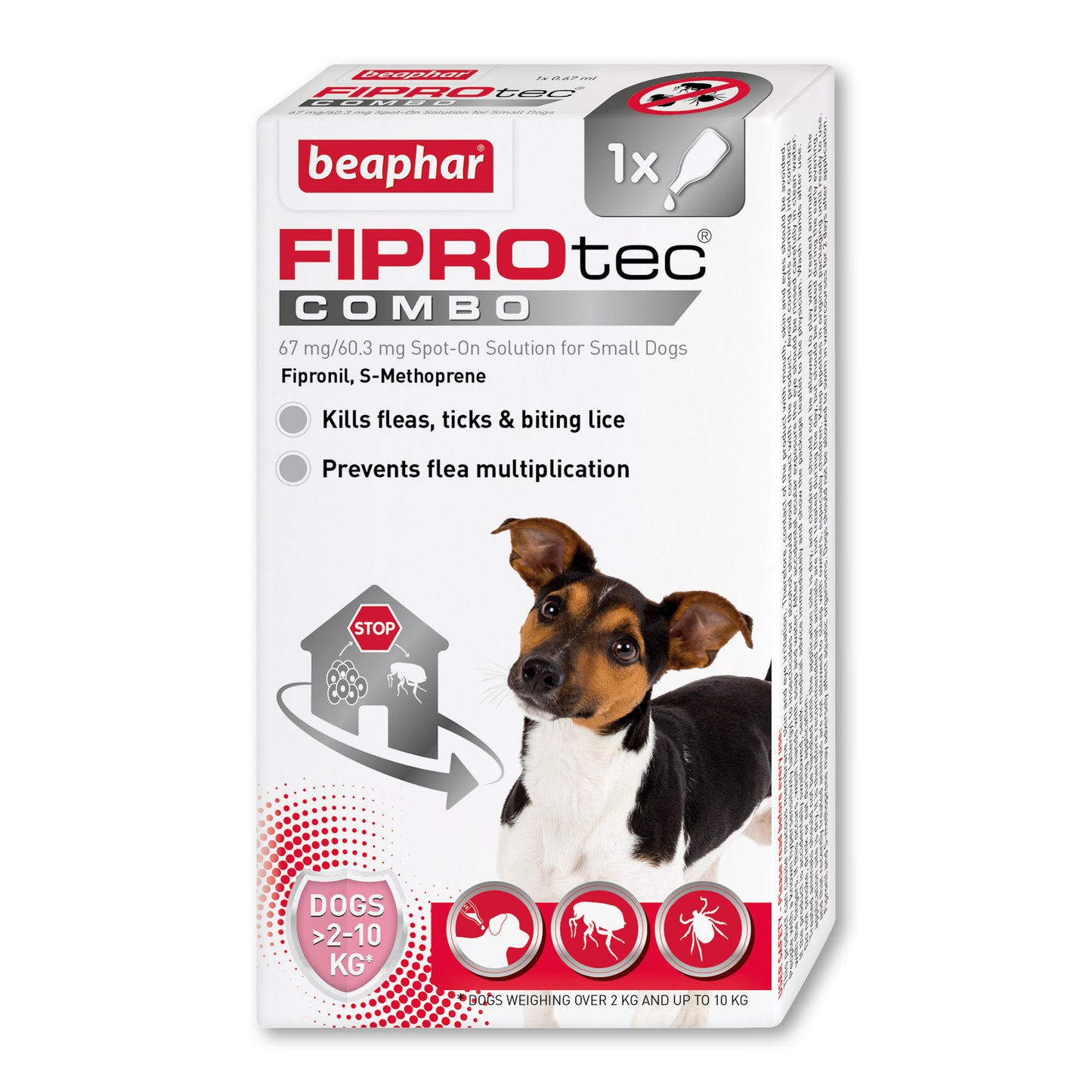 Beaphar FIPROtec® COMBO Flea & Tick 1Mth & 3Mth