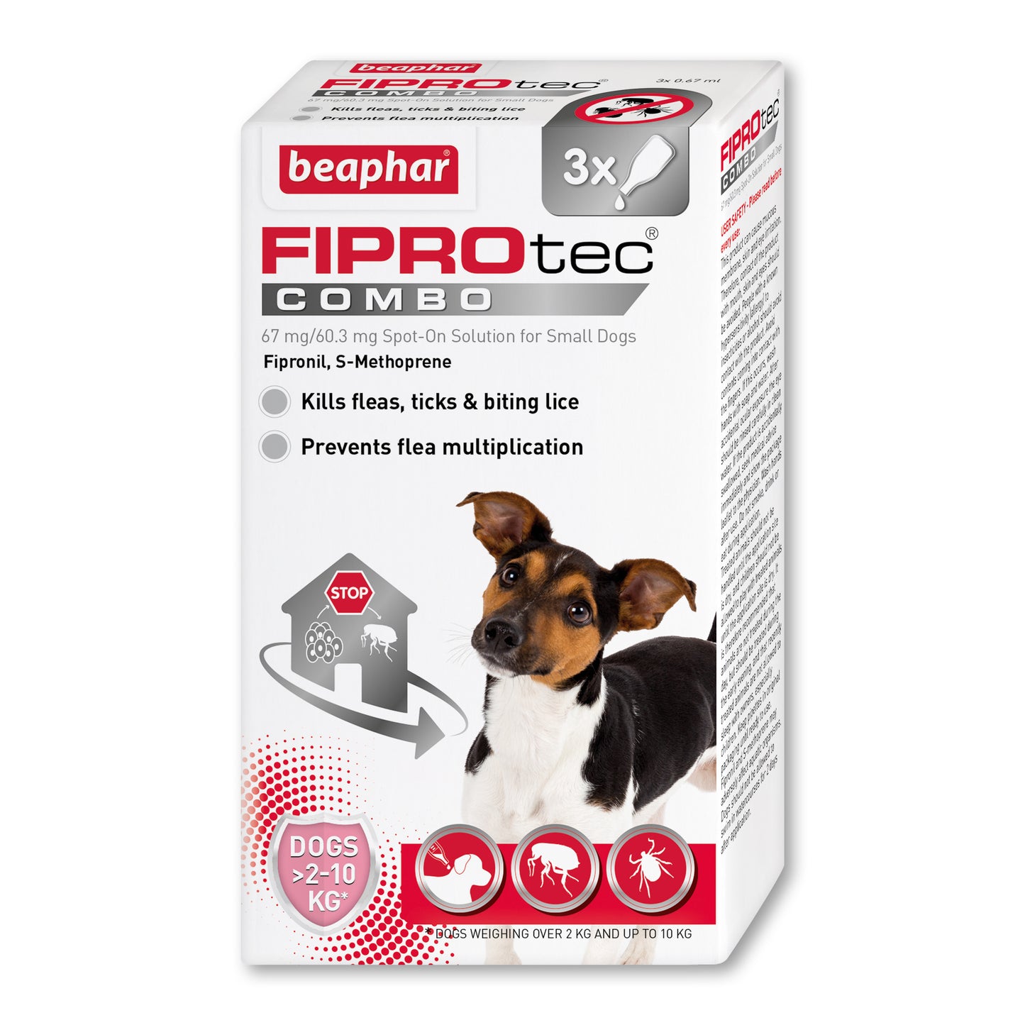 Beaphar FIPROtec® COMBO Flea & Tick 1Mth & 3Mth