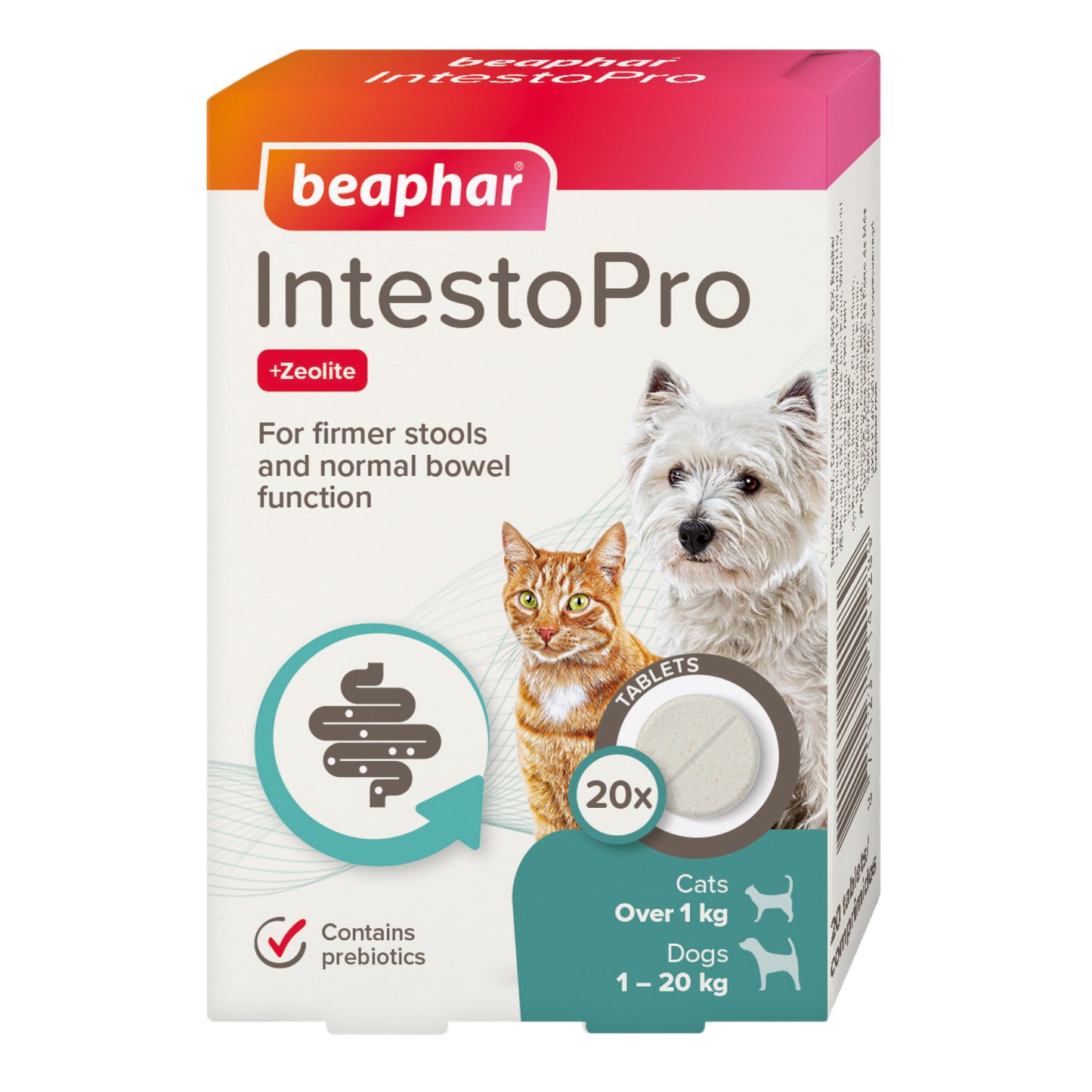 Beaphar IntestoPro Prebiotic Stool Firming Tablets