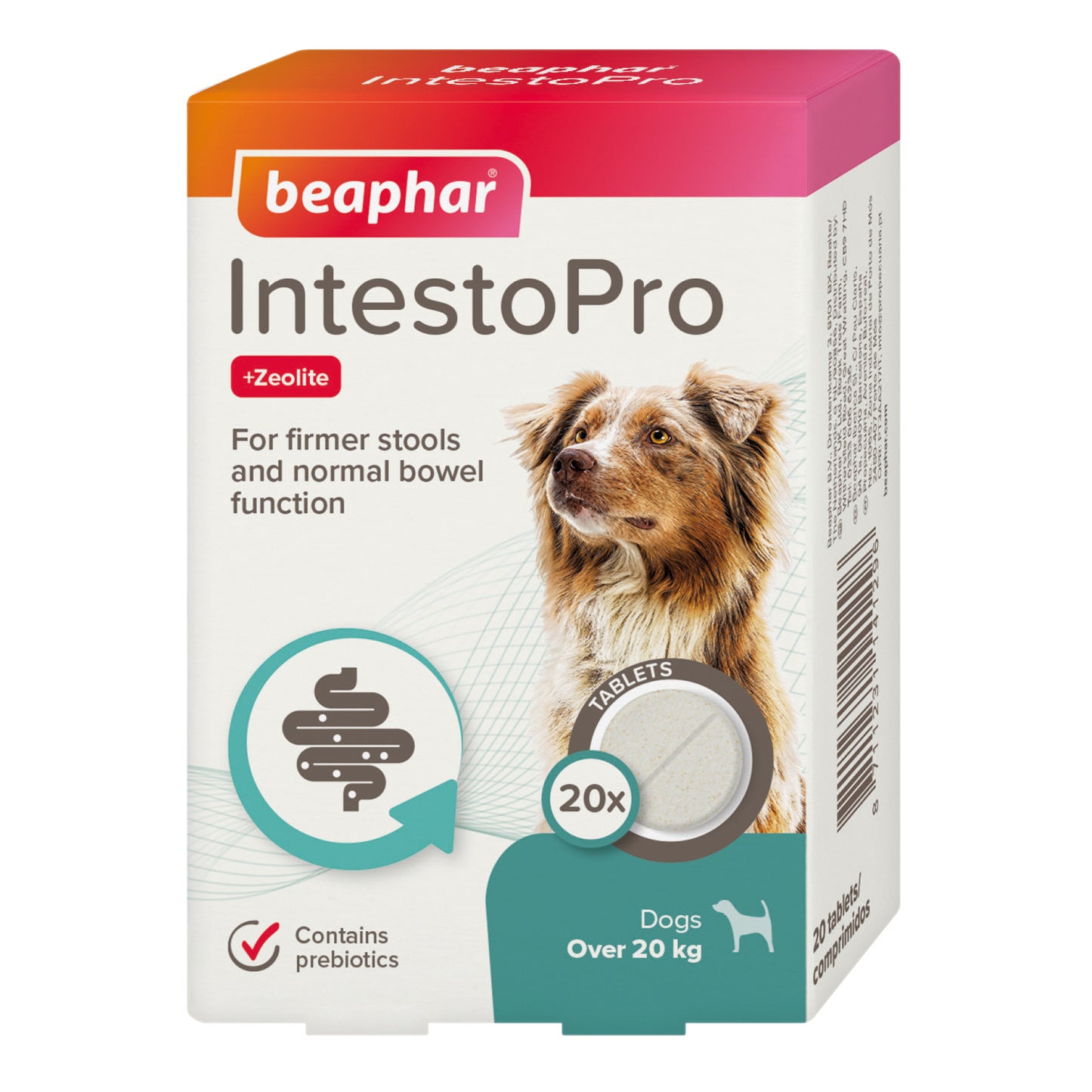 Beaphar IntestoPro Prebiotic Stool Firming Tablets