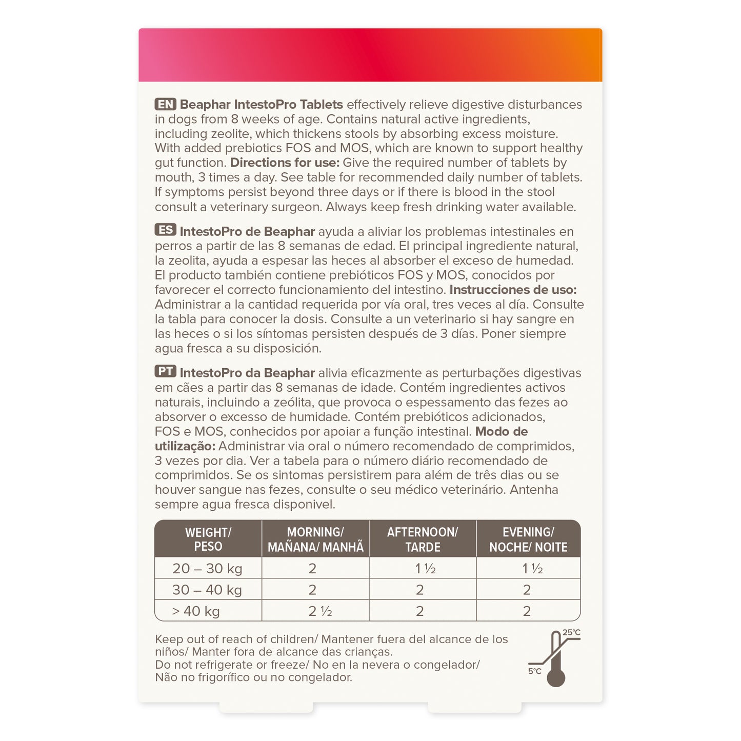 Beaphar IntestoPro Prebiotic Stool Firming Tablets
