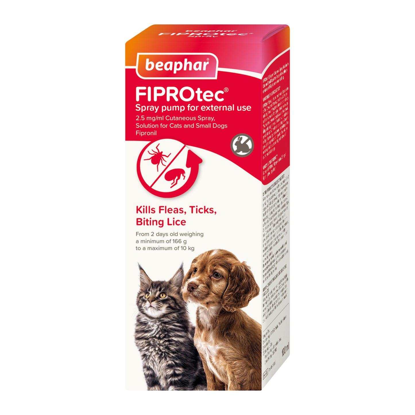 Beaphar FIPROtec® Flea & Tick Spray for Cats & Dogs – 100ml