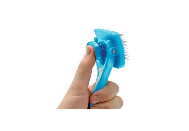 Ancol Ergo Self Cleaning Slicker Brush