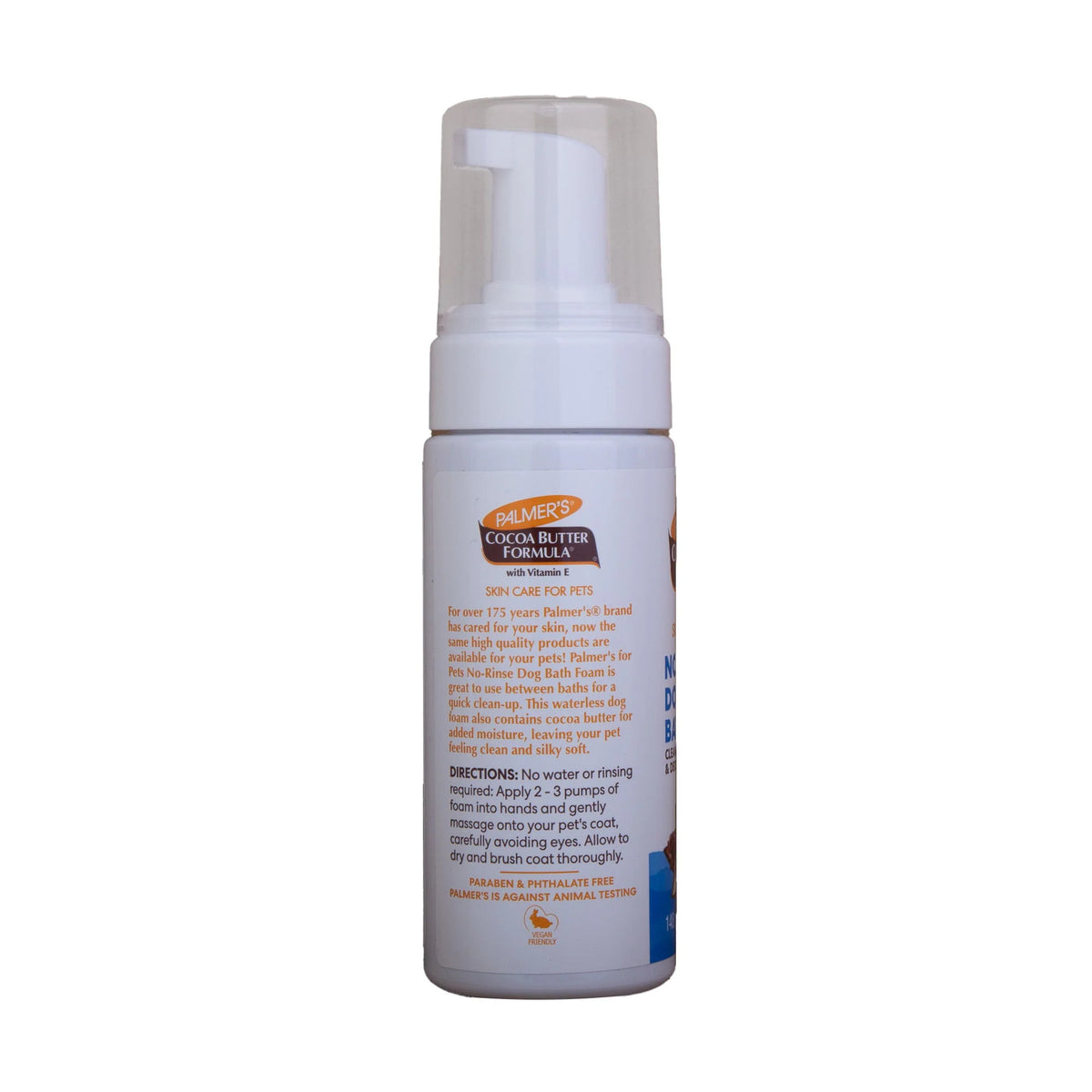 Palmer's For Pets Moisturizing No-Rinse Bath Foam With Cocoa Butter 5oz