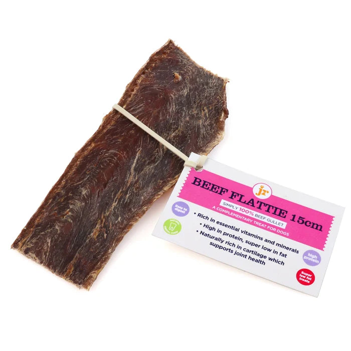 JR Pet Products Beef Flattie 15cm