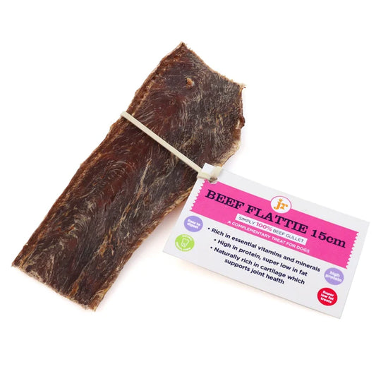 JR Pet Products Beef Flattie 15cm