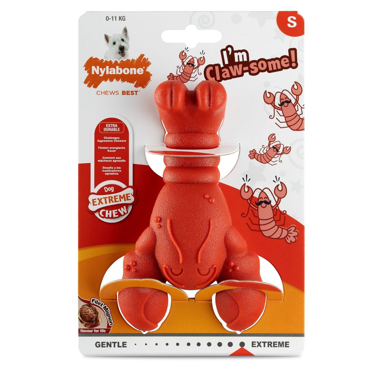 Nylabone Extreme Lobster Dog Toy