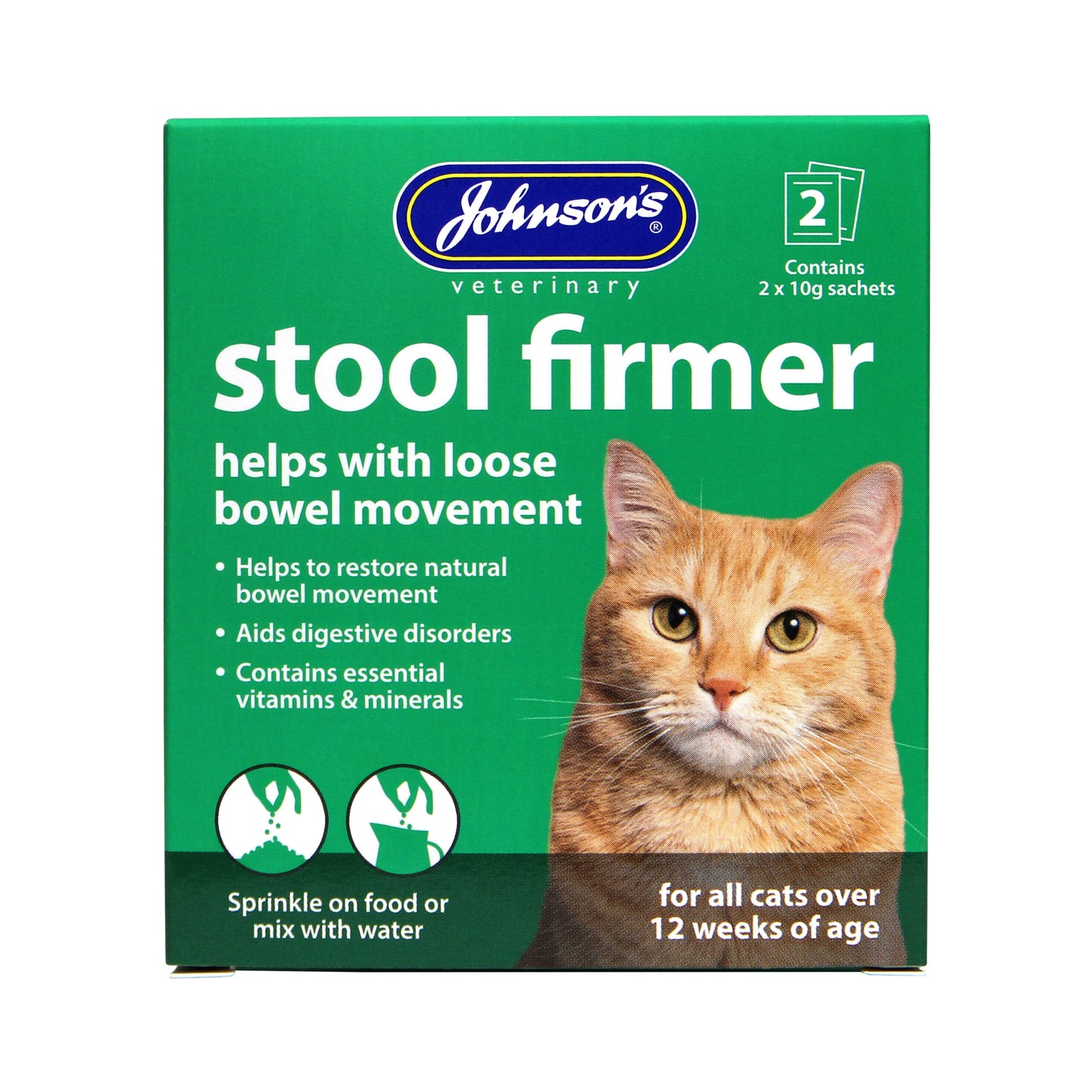 Johnson's Veterinary Stool Firmer for Cats & Dogs