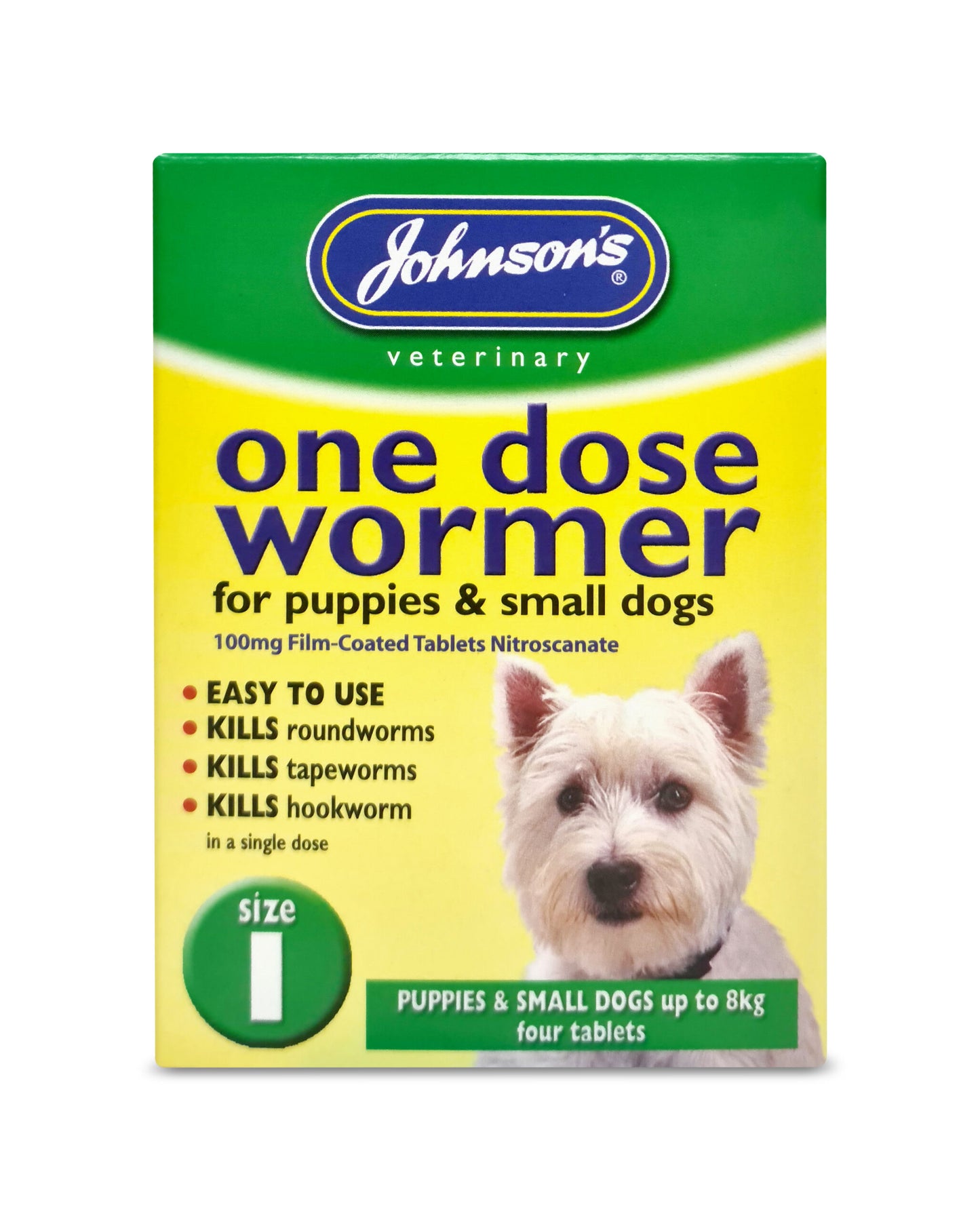 Johnson's Veterinary One Dose Wormer Tablets for Dogs