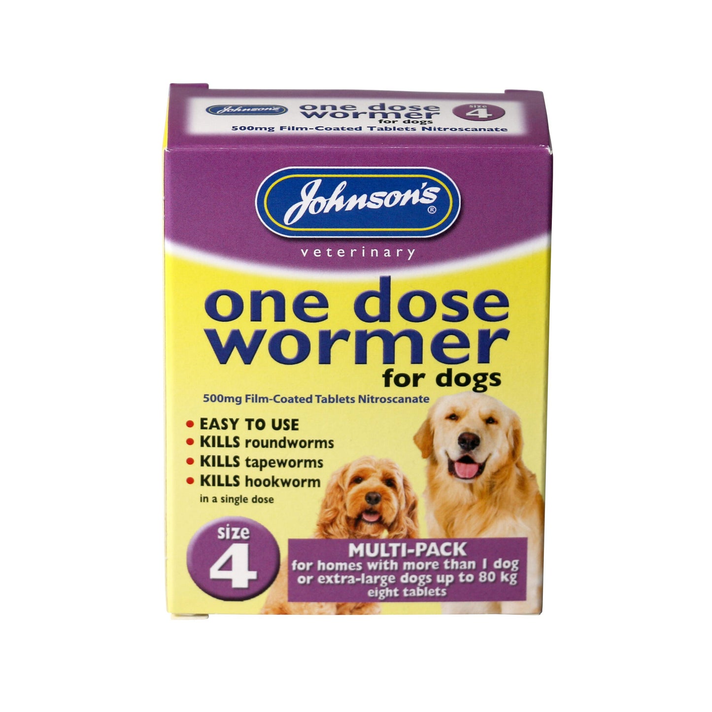 Johnson's Veterinary One Dose Wormer Tablets for Dogs