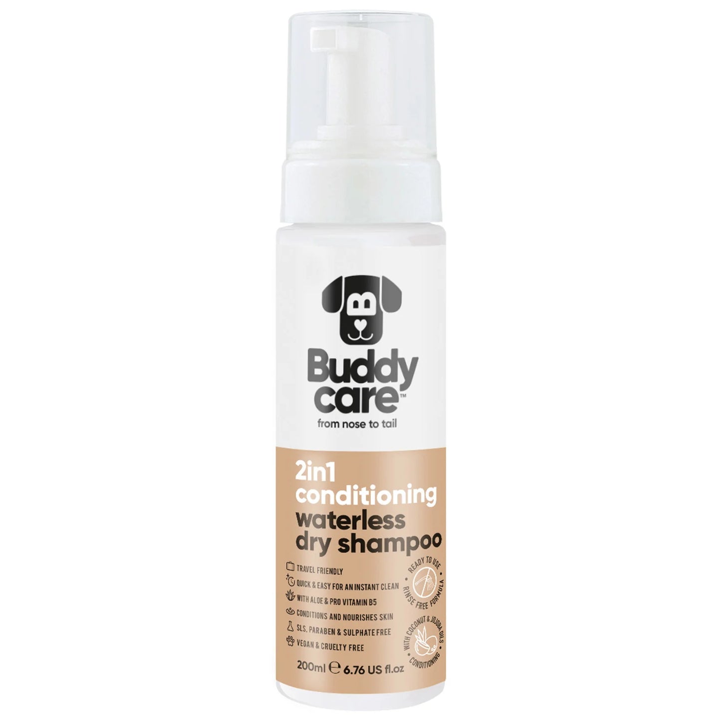 Buddycare Waterless Dry Shampoo 200ml
