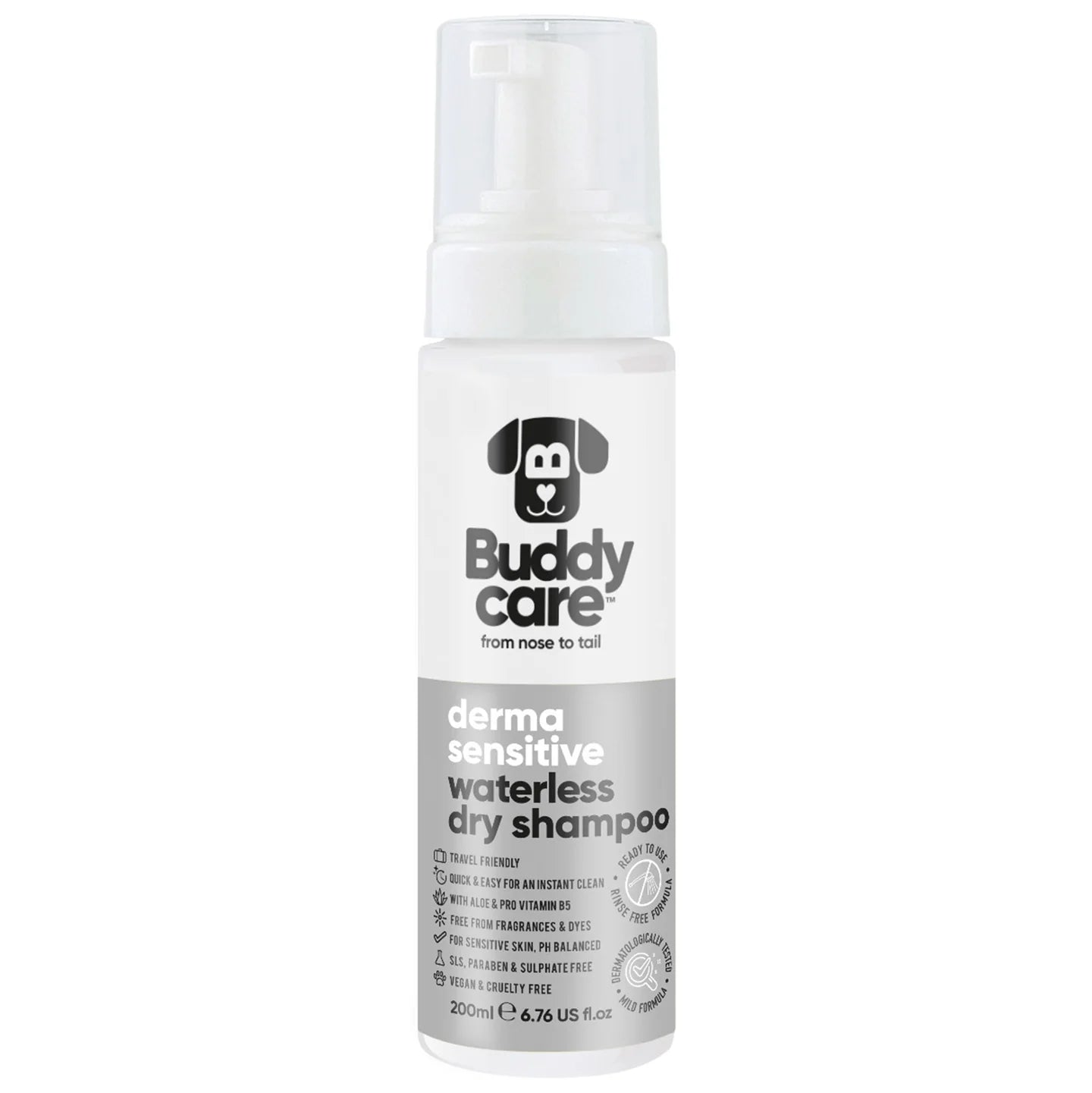 Buddycare Waterless Dry Shampoo 200ml