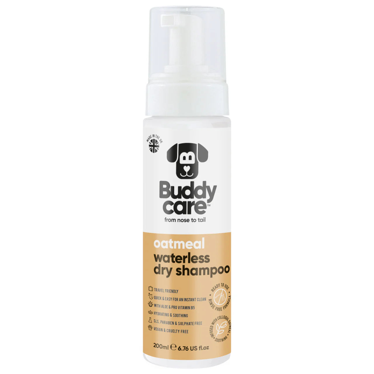 Buddycare Waterless Dry Shampoo 200ml