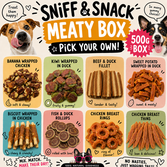 Sniff & Snack Meaty Box - Pick Your Own 500G