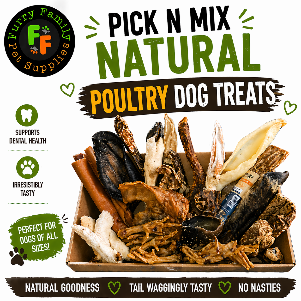 Natural Dog Treats POULTRY Pick N Mix Selection