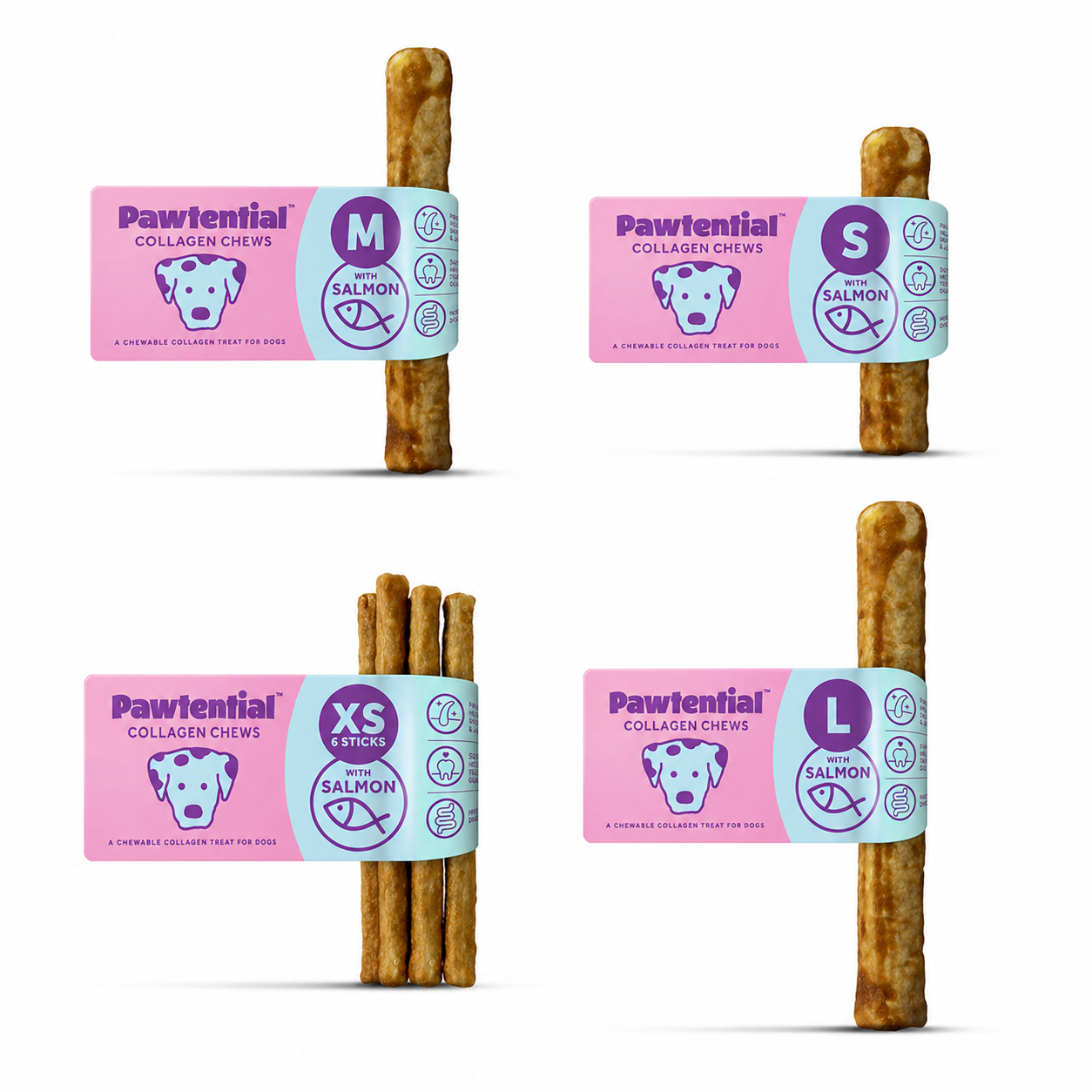Pawtential Collagen Chew Salmon Flavour