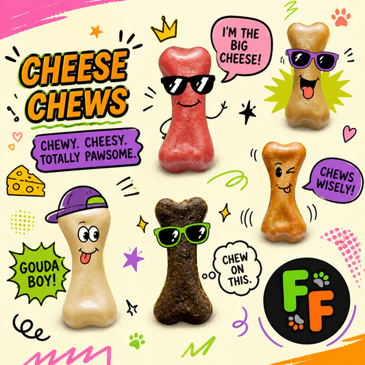 Riverside (Plutos) Cheese Chews Long Lasting Lactose Free Hypoallergenic Low Fat Dog Treat