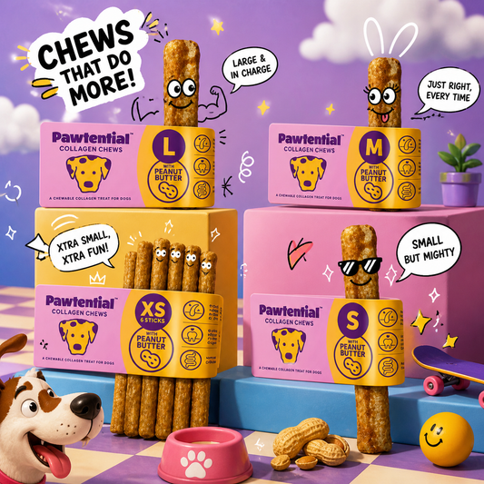 Pawtential Collagen Chew Peanut Butter Flavour