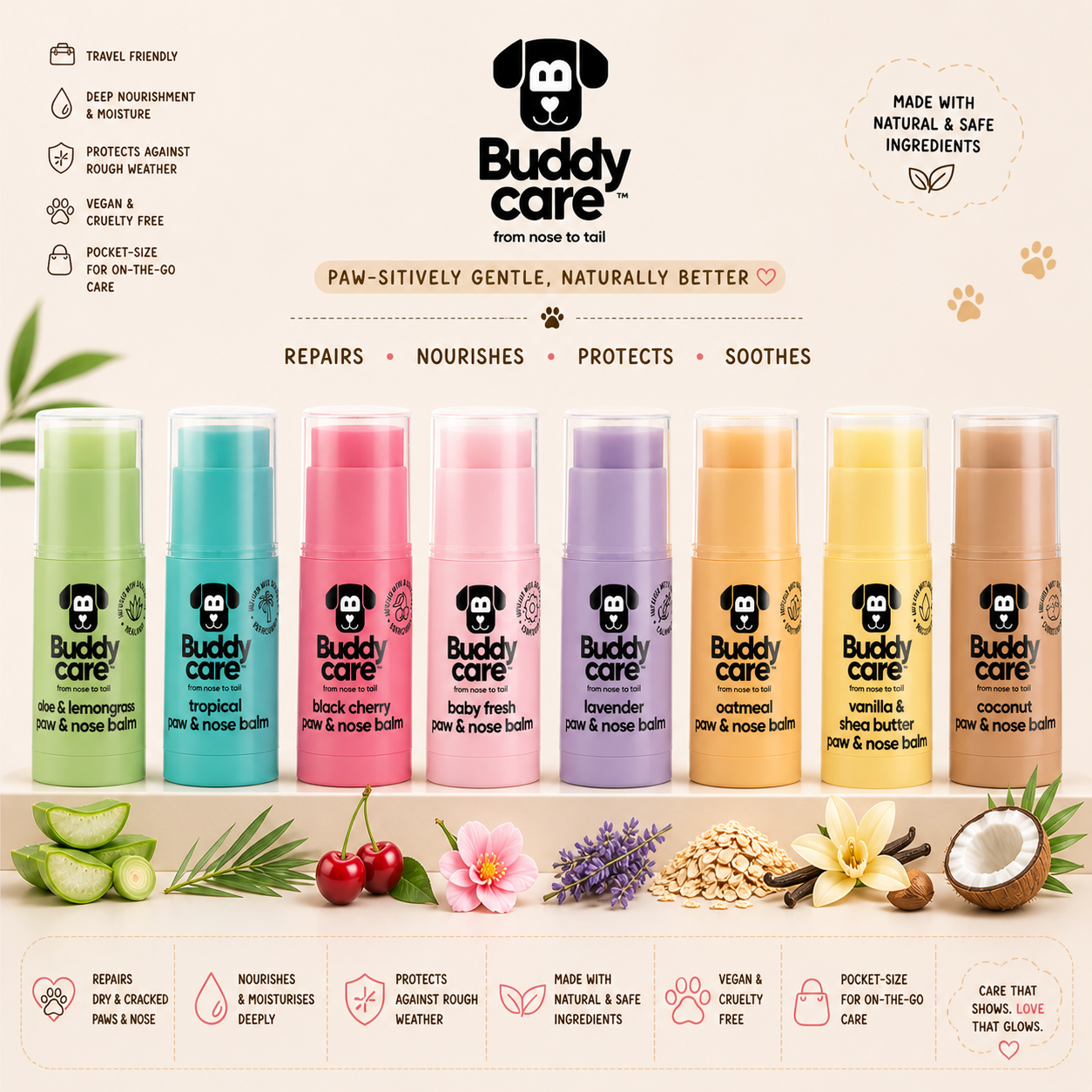 Buddycare Paw & Nose Balm 21g