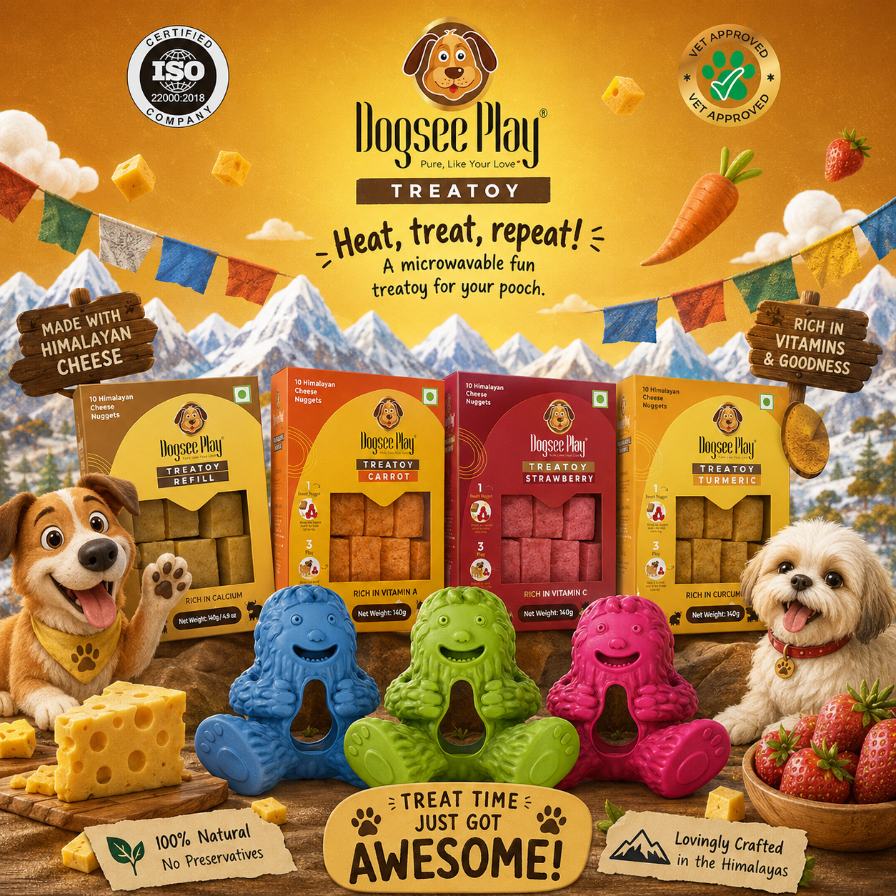 Dogsee Yeti Toy & Refills