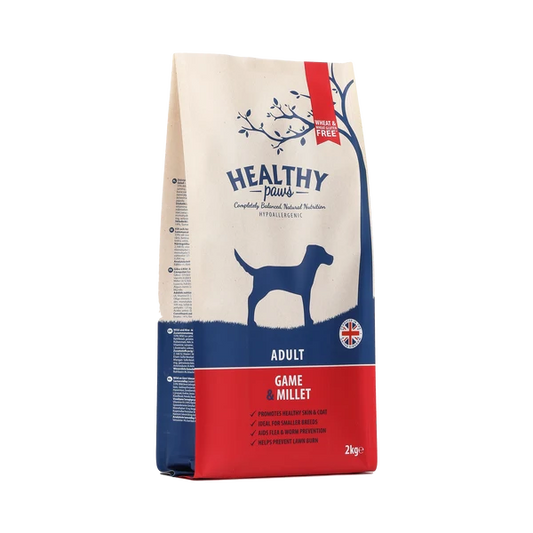 LAUNCHING SOON! Healthy Paws Game & Millet 2kg (Adult)