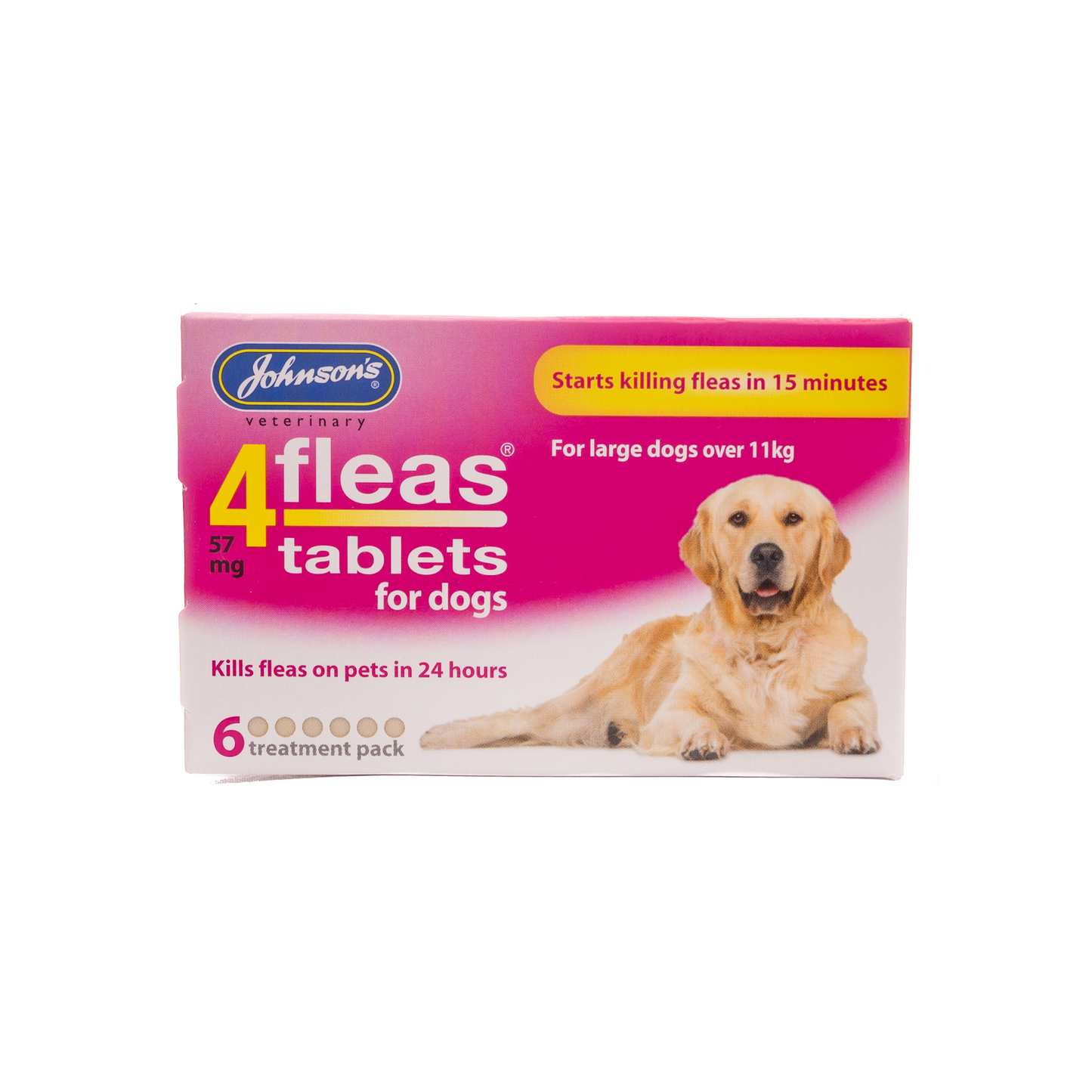 Johnson's Veterinary 4 Fleas Tablets for Dogs & Cats