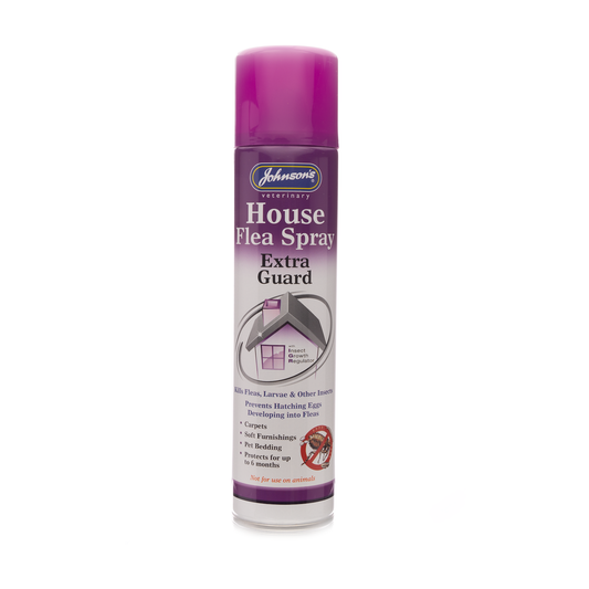 Johnson's Veterinary House Flea Spray Extra Guard 400ml