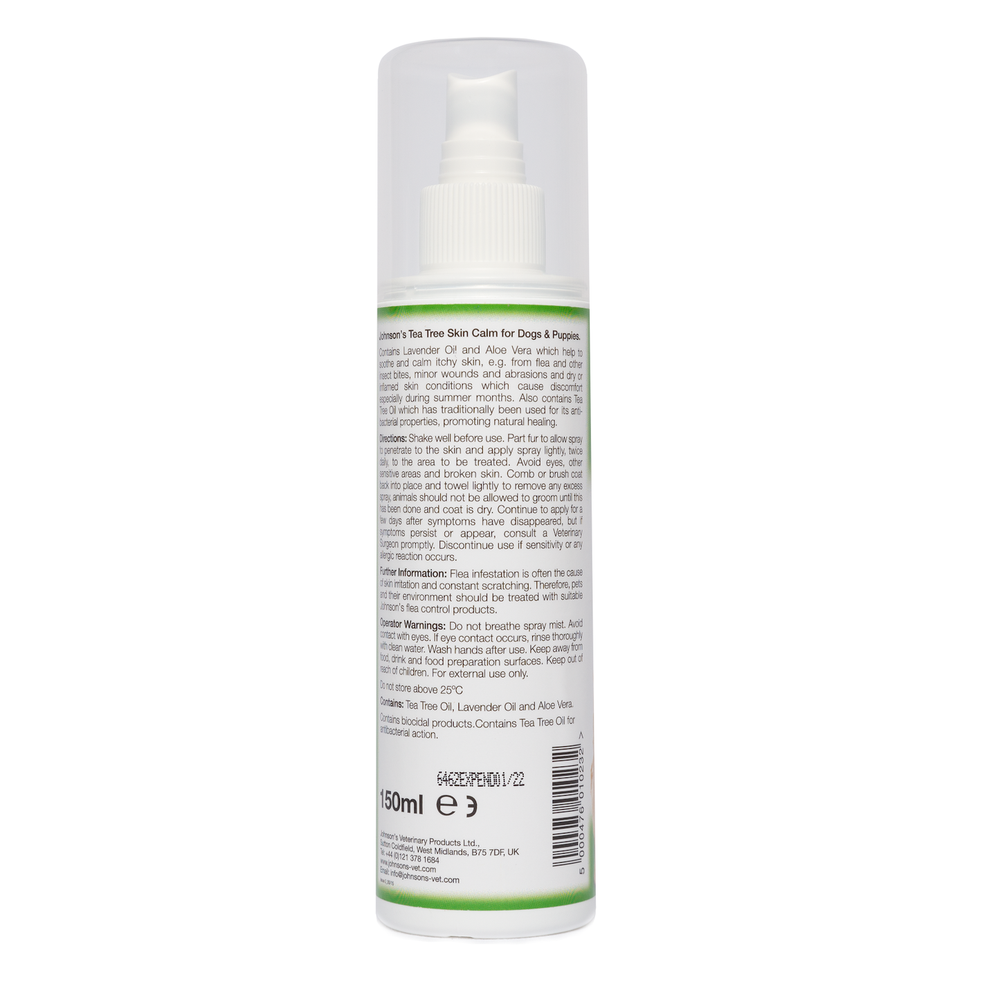 Johnson's Veterinary Tea Tree Skin Calm Spray