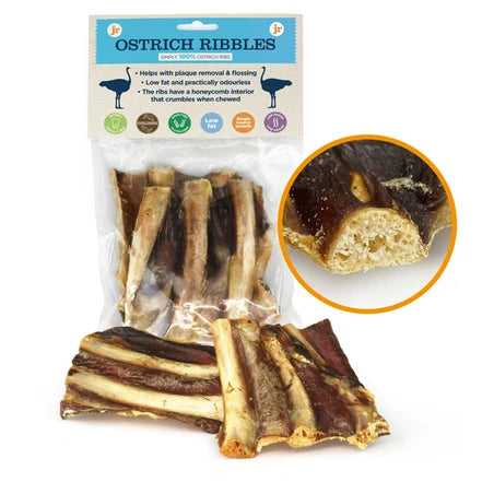 JR Pet Products Ostrich Ribbles