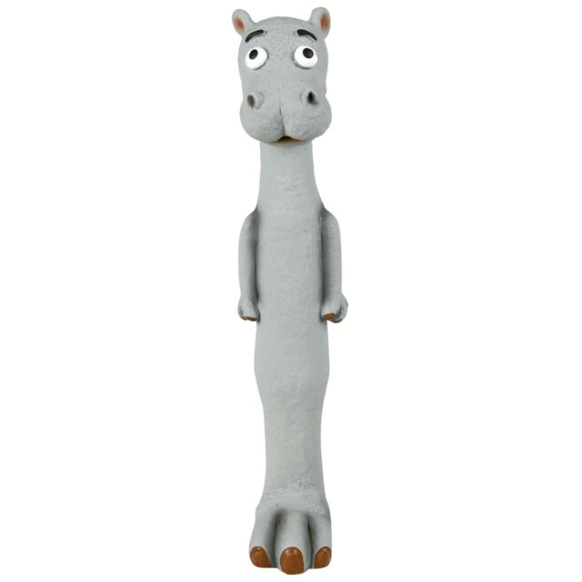 Trixie Hippo Longie Latex Dog Toy
